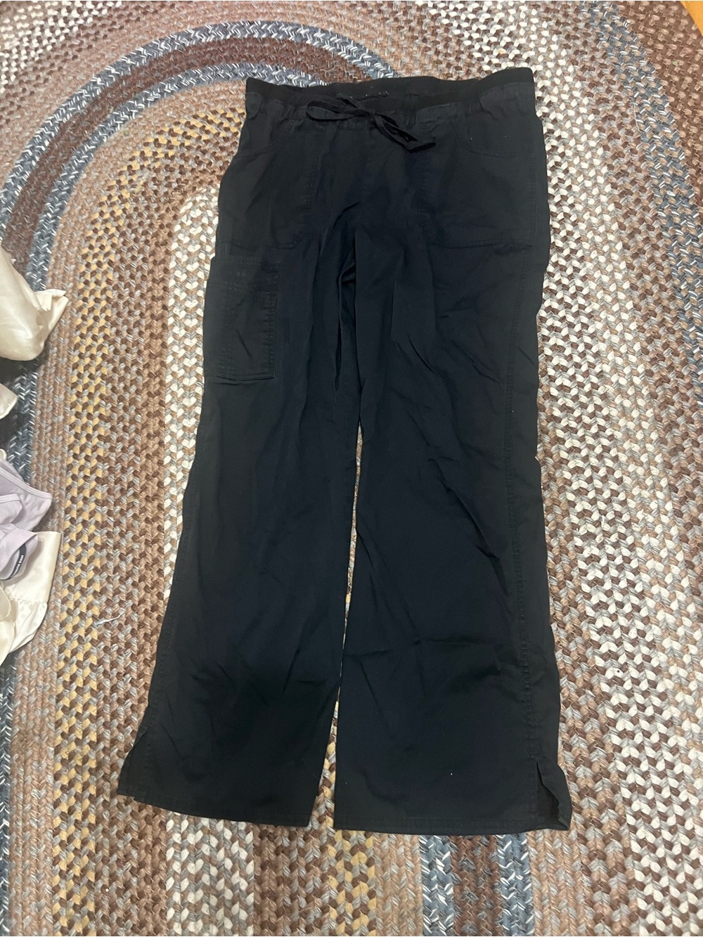Women’s Cherokee Black Cargo Scrub Pants